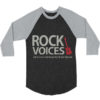 Rock Voices - Unisex Baseball Shirt  – Silver Dream Machine - Image 3