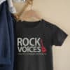 Rock Voices - Crew Neck Tee Shirt  – Silver Dream Machine - Image 4