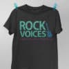 Rock Voices - Crew Neck Tee Shirt  – Spring Haze