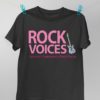 Rock Voices - Crew Neck Tee Shirt  – Pretty In Pink