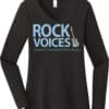 Rock Voices - Ladies Long Sleeves Vee Neck T-Shirt – Mr. Blue Sky