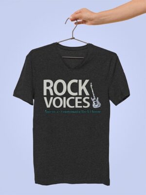 Rock Voices – V-Neck T-Shirt – Cold As Ice